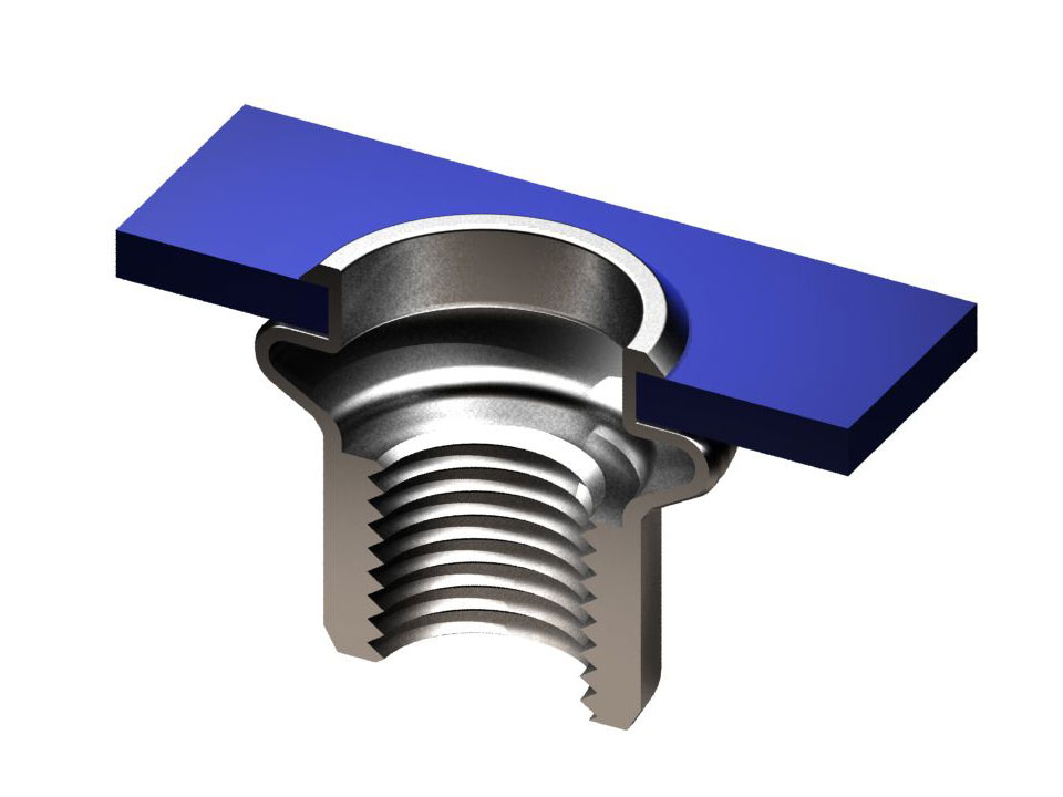 AVK Somunlu Perçin Yuvarlak Gövde Çelik Sıfır Kafa2